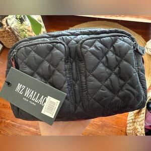 MZ Wallace Large Savoy Quilted Cosmetic Bag Brand New